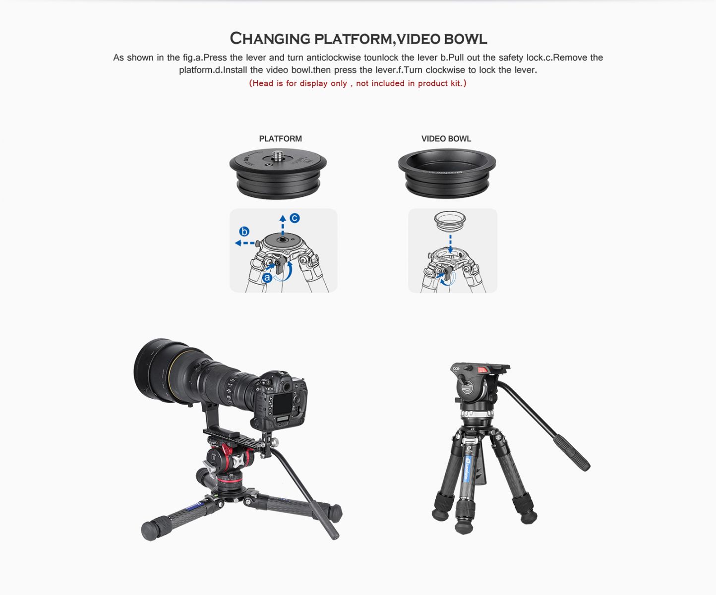 Thay đổi nền tảng, đĩa video và cột trung tâm