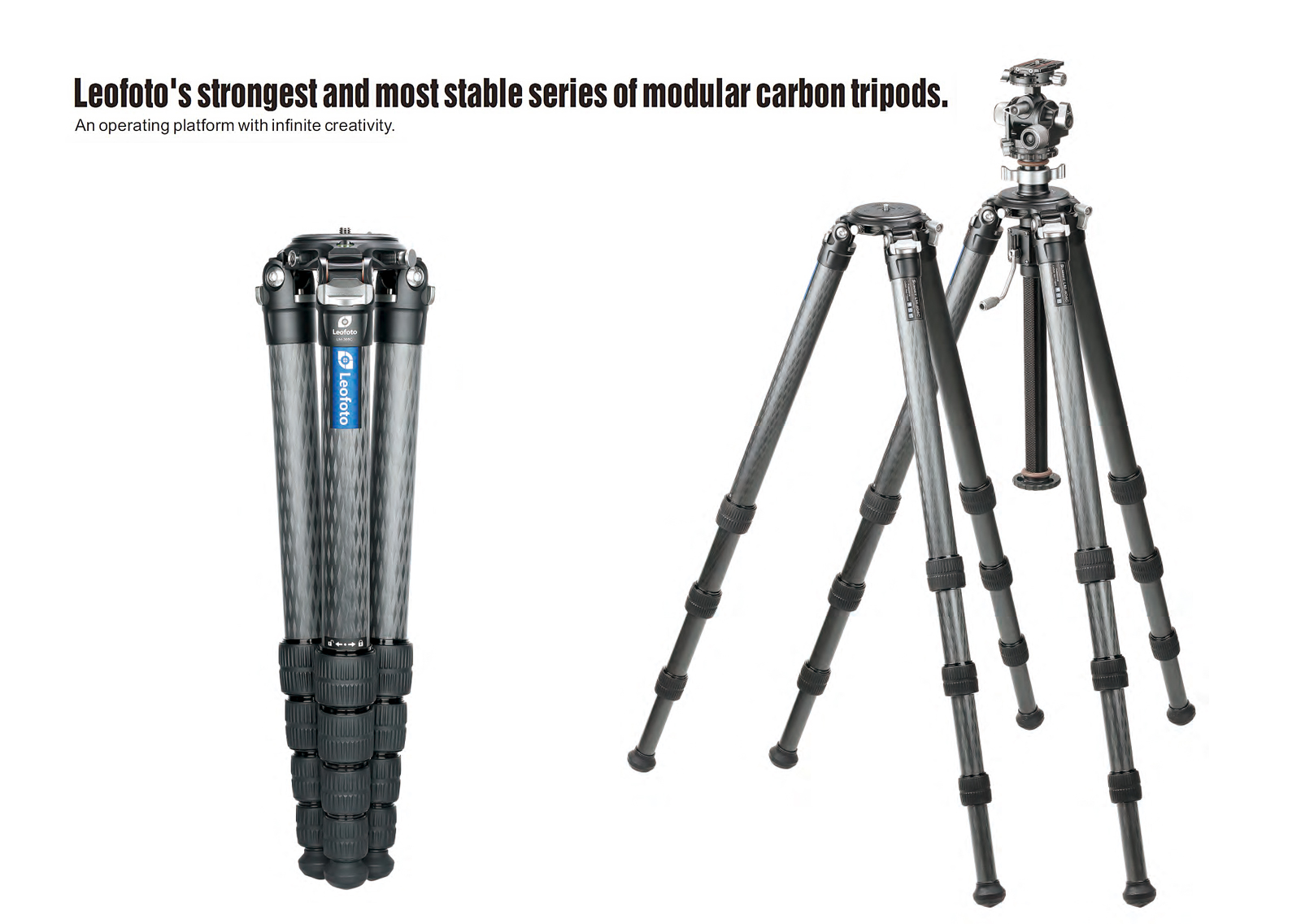 Loạt chân máy carbon mô-đun mạnh nhất và ổn định nhất của Leofoto